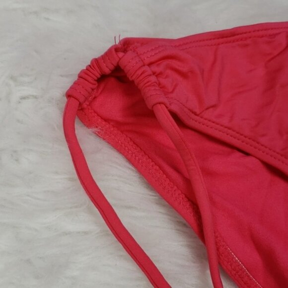 3/$15 new apt 9 side tie corral colored bikini bottom womens size 10 - Picture 4 of 6